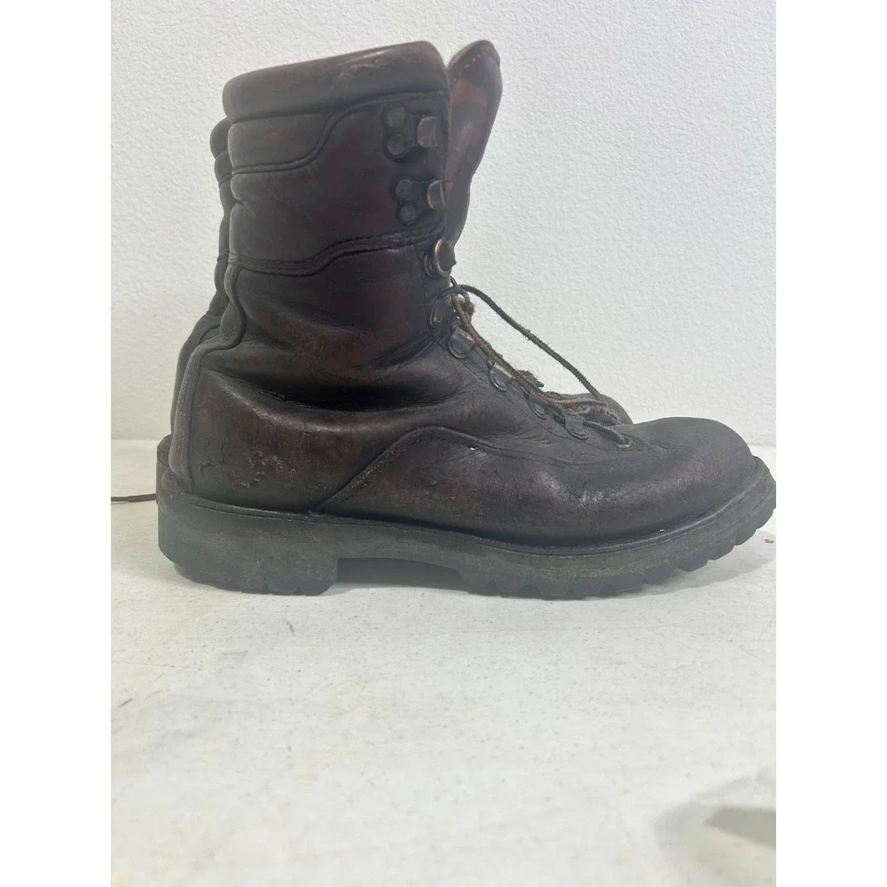 Danner‎ Gore-Tex Leather Hiking Boots Dark Brown Vibram Sole Work Boots Mens